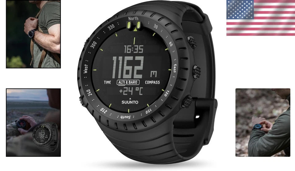 Reloj deportivo todo en uno al aire libre: alarma de temperatura, barómetro y tormenta para excursionistas Foto 2 de 4