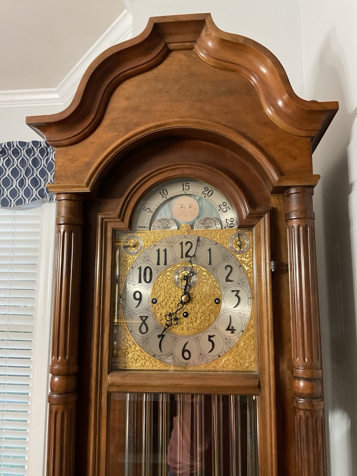 HERSCHEDE CHRISTOPHER COLUMBUS HALL CLOCK