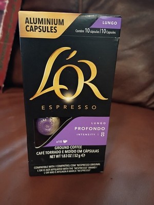 L'OR Espresso Profondo Lungo Ground Coffee Nespresso Compatible  SEPT/2026 