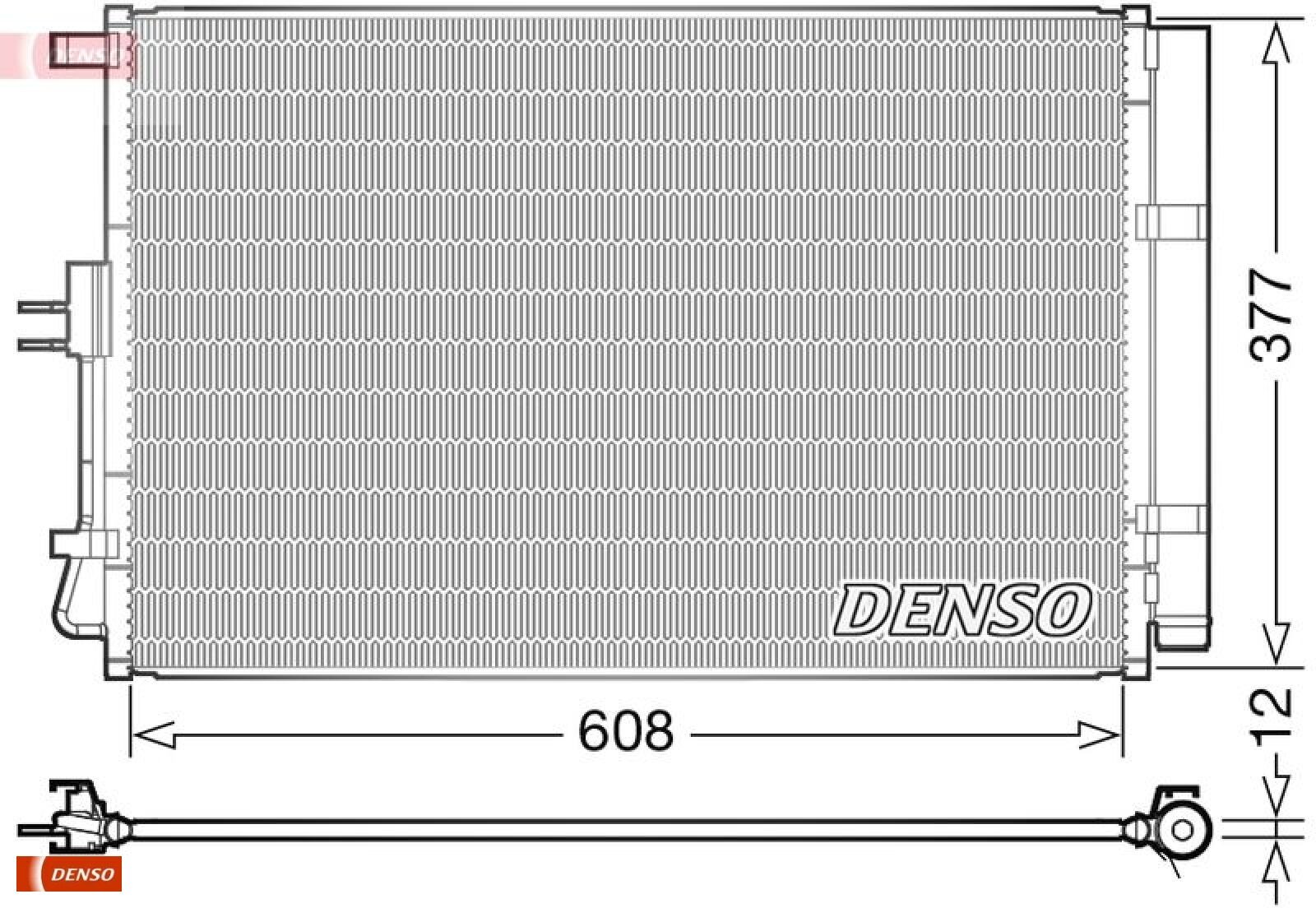 DENSO Kondensator, Klimaanlage dcn43003 für KIA - Bild 6
