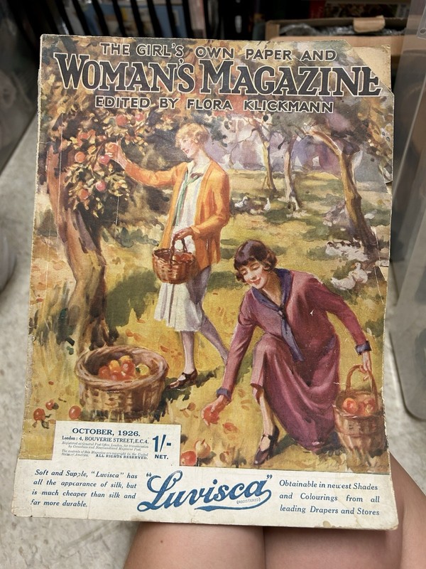 RARE VTG Oct 1926 The Girl's Own Paper and Woman's Magazine British Periodical