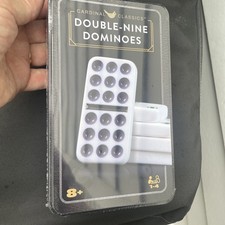 Cardinal Classics Double Nine Dominoes Set in Storage Tin, Dominoes for Kids 8 