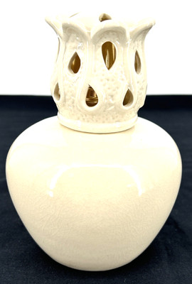 Maison Lampe Berger Oil Diffuser Lamp Cream Ceramic France Home Fragrance