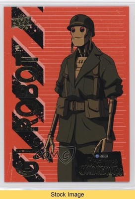 2025 Upper Deck DC Creature Commandos Red Neon GI Robot #7 READ e0y