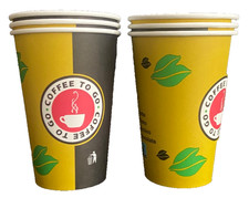 500x Kaffeebecher To Go 0,2 l/8 oz Einweg Pap...