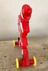 Vintage Christmas ROSBRO Plastic SANTA CLAUS LOLLIPOP HOLDER — photo 4