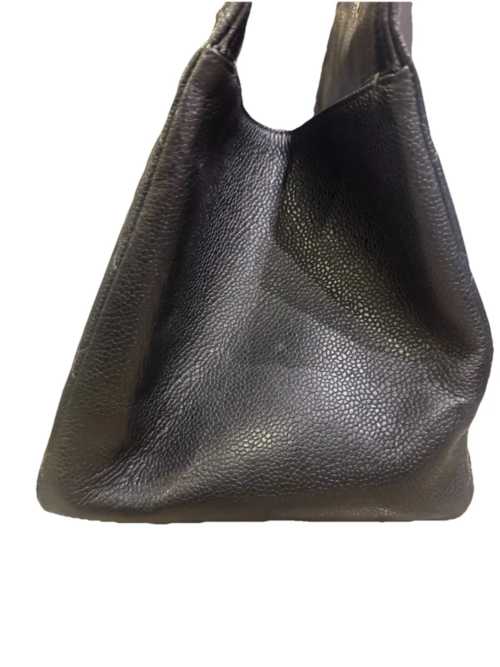 Bolso de Mano CHANEL Acolchado Matelasse GST Piel de Caviar Cuero Cadena Gran Compras Foto 4 de 4