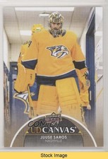 2021-22 Upper Deck Series 2 UD Canvas Juuse Saros #C166 READ 00jz