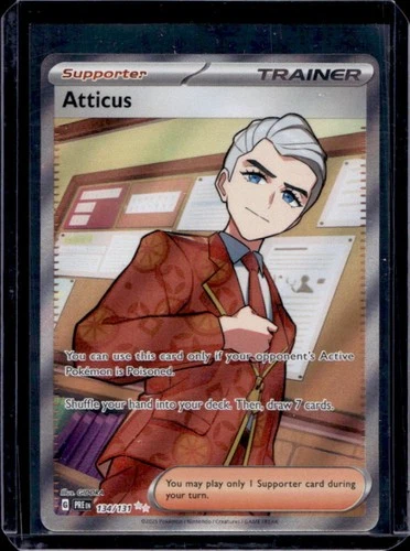 2025 Pokemon Prismatic Evolutions Atticus #134/131