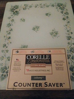 CORELLE COORDINATES RARE CALLAWAY 12x15'' COUNTER SAVER CUTBOARD BRAND NEW SEALED