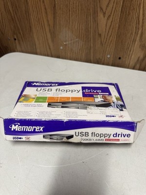 Memorex USB External Floppy Disk Drive 3.5  1.44MB   Tested   With Box