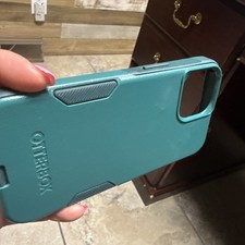 OtterBox Commuter Drop Case With Holster for iPhone 13 teal color Riveting Way