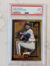 1998 Zenith Z-Gold 66 Pedro Martinez 9/100 PSA 9