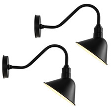 Dengnbj 8 Barn Gooseneck Light Fixture Extended Arm - Vintage Outdoor Sign