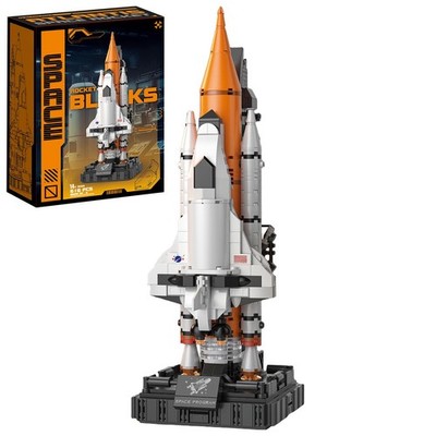 APENGBAOL Space Shuttle Building Blocks Set, 616 Pieces Mini Rocket Model Kit...