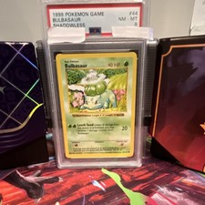 Prix de Bulbasaur [Shadowless] #44 | Pokemon Base Set | Cartes de