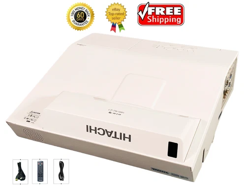Hitachi CP-TW3005 3LCD Projector Ultra-short Throw Cinema 1080p HDMI w/Remote