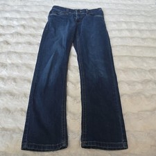 Levi's Girls 511 Slim Blue Denim Jeans Size 14 REG Button Zip Stretch W27 L27