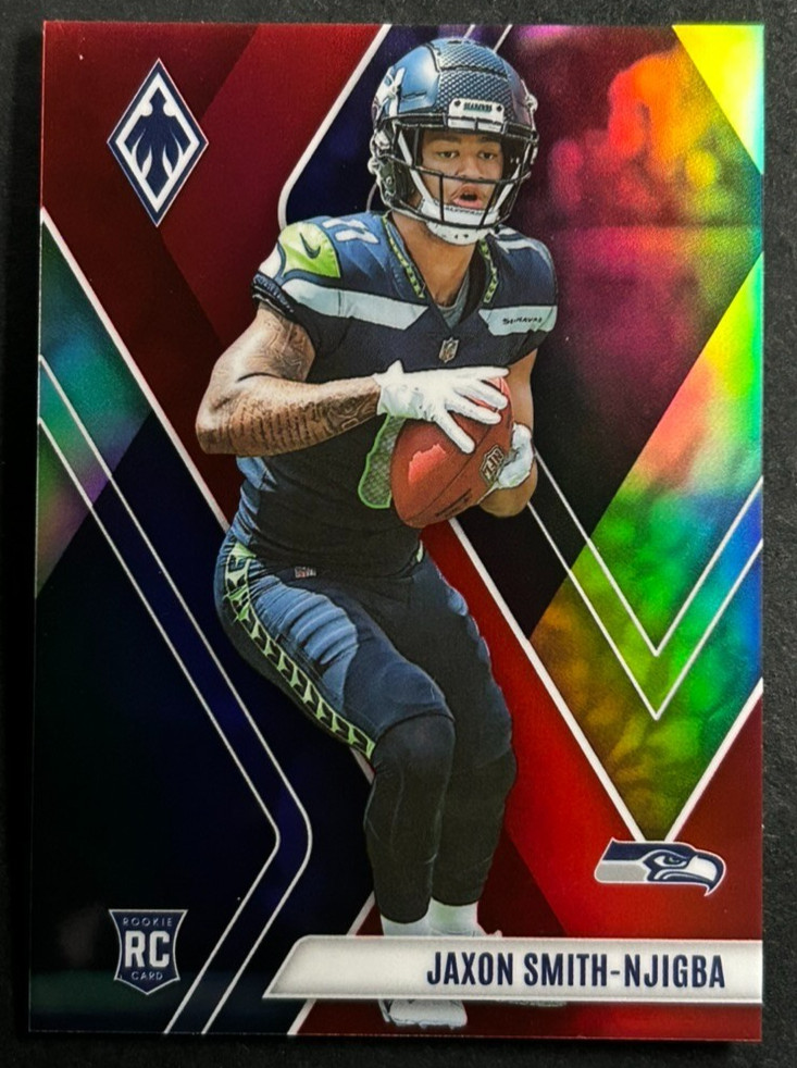 2023 Panini Phoenix - Jaxon Smith-Njigba #106 Seattle Seahawks - RC Red /250