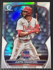 2023 Bowman Draft - Chrome Justin Crawford #BDC-71 Refractor (RC)