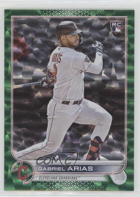 2022 Topps Update Green Foil 271/499 Gabriel Arias #US248 Rookie RC 0m89