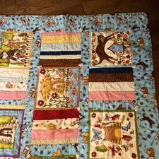 Hand Made Cats/Kittens Quilt - Throw Size - 100 Cotton - New hand pieced twin