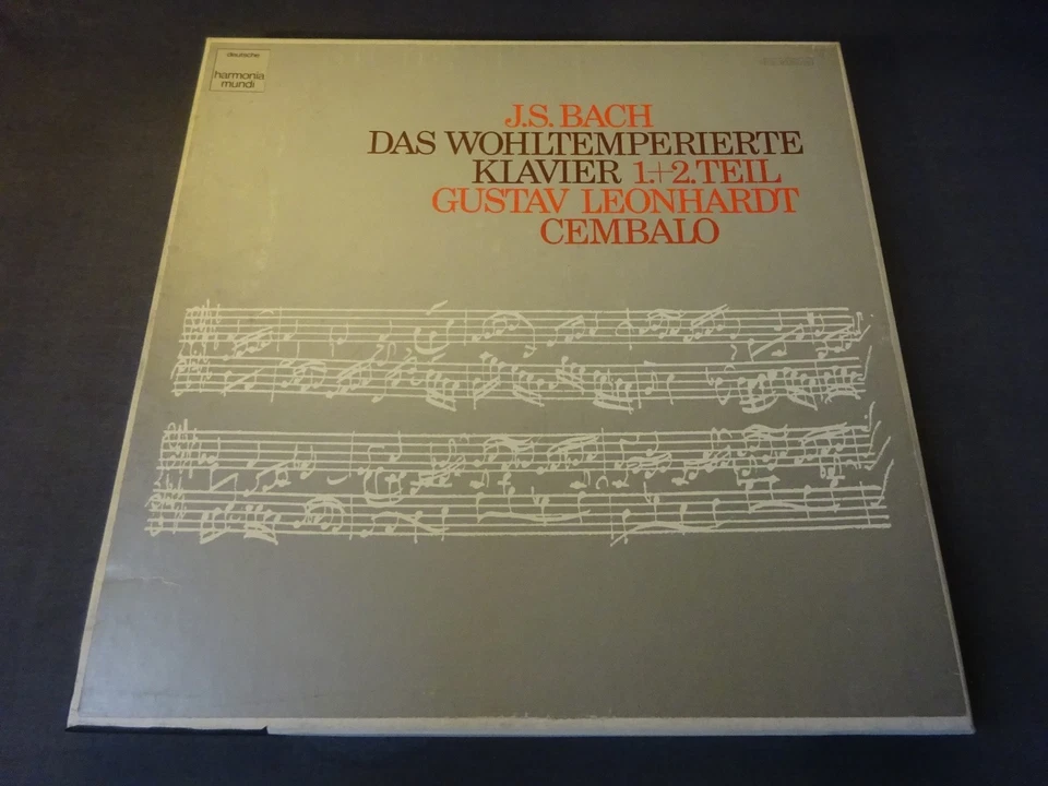 BACH - THE WELL-TEMPERED CLAVIER BK 1+2 5LP BOX, HARMONIA MUNDI 1C 153-99 752/56 - Image 2 of 4
