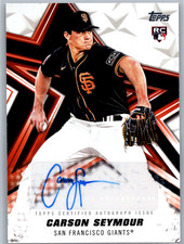 2026 Topps Series 1 CARSON SEYMOUR RC #BSA-CSE Baseball Stars Rookie Auto