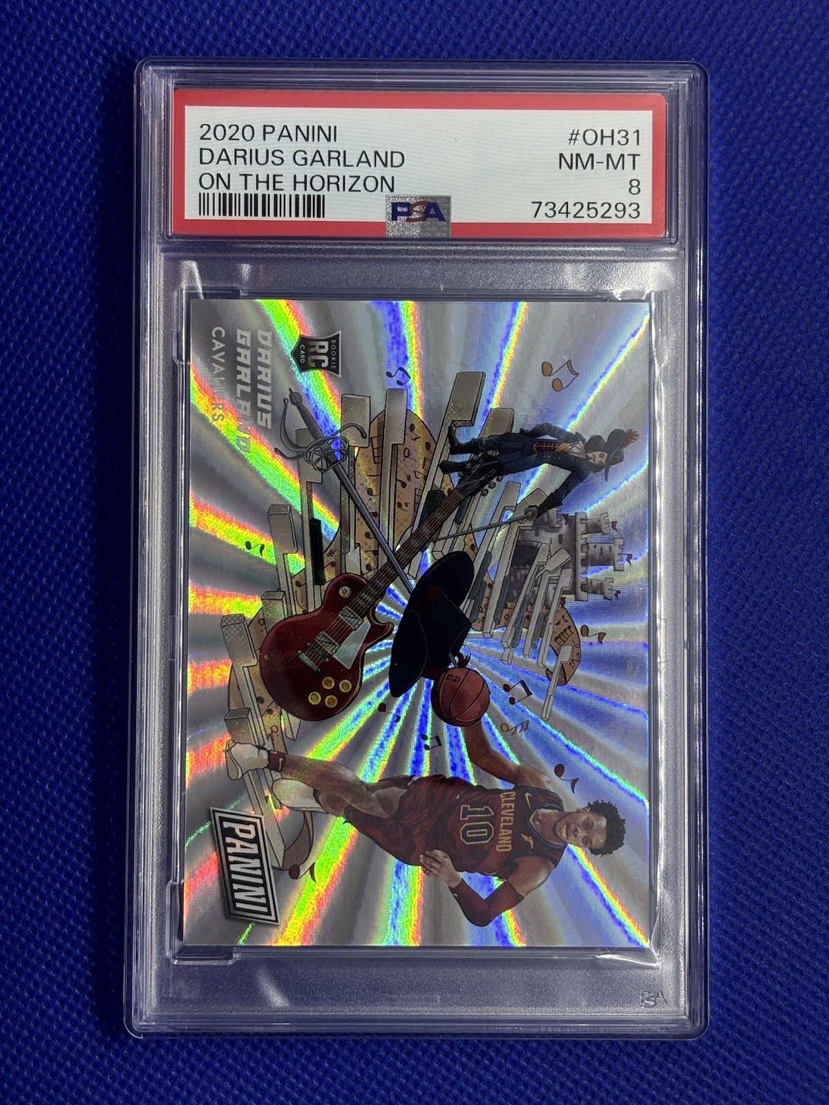 2020 Panini Darius Garland RC Rookie On The Horizon Downtown SSP PSA 8