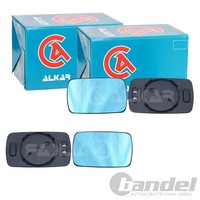 2X Alkar Spiegelglas AsphÄRisch Beheizbar Blau GetÖNt Passend FüR Bmw 3 5 7