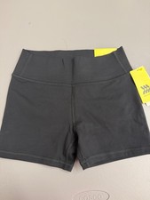 All In Motion Kids Size L Tumble Shorts Black New With Tags