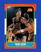 1986-87 Fleer Set-Break # 28 Mark Eaton NR-MINT *GMCARDS*