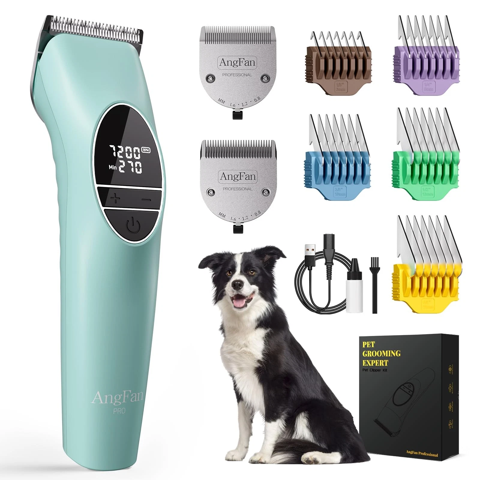 Professional Dog Clippers for Grooming Thick Coats, Heavy Duty High Power Pet...
Opens in a new wind