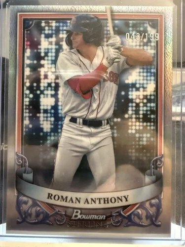 2024 Bowman Sterling - Prospect Roman Anthony #BSP-34 Refractor /199 (RC)