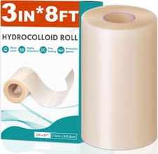 Hydrocolloid Roll for Wound Care, Hydrocolloid Patch Bandages with Self-Adhesive