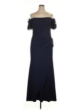 NWT Xscape Women Black Cocktail Dress 16 Petites