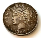 1oz Fine .999 Silver Round 1985 LIBERTY Head Silver Trade Unit *COM154