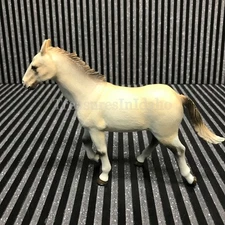 Greenbrier International Off White Horse w/ Gray Mane