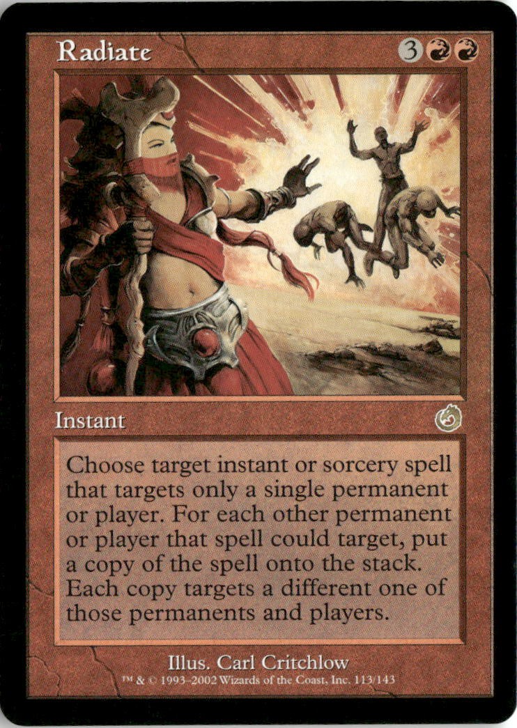 MTG 2002 Radiate Torment Magic NM
