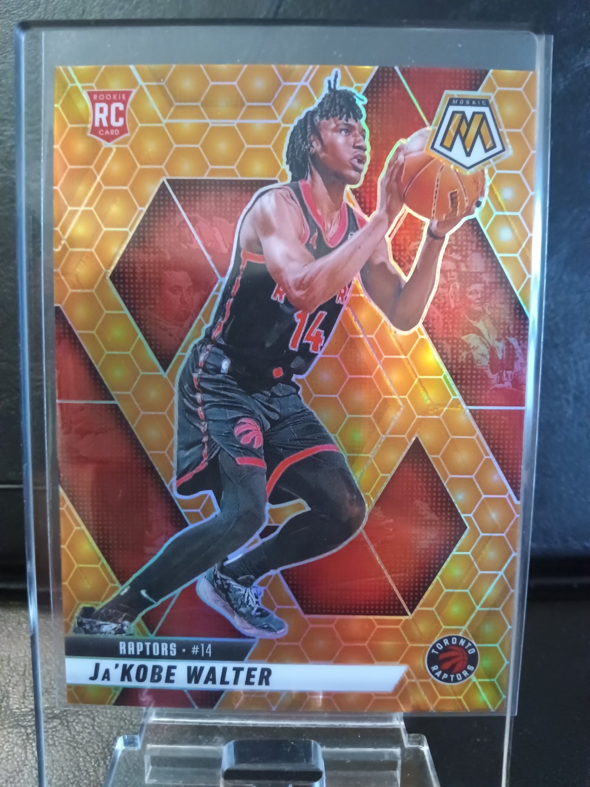 2024-25 Panini Mosaic Ja'Kobe Walter HONEYCOMB MOSAIC PRIZM RC #234 SP