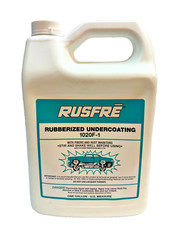 New Rusfre 1020f-1 Car Undercoating Black 1 Gallon Rubberized Rust Protection