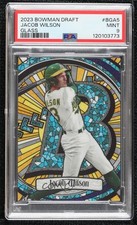 2023 Bowman Draft Bowman Glass Jacob Wilson #BGA-5 PSA 9 MINT 11qd