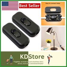 2 Pack Inline Cord Switch DPST On-Off Rocker for Lamps, LED, Desk  Bedroom