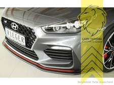 Rieger Frontspoiler Spoilerlippe Spoiler für Hyundai i30 N schwarz matt
