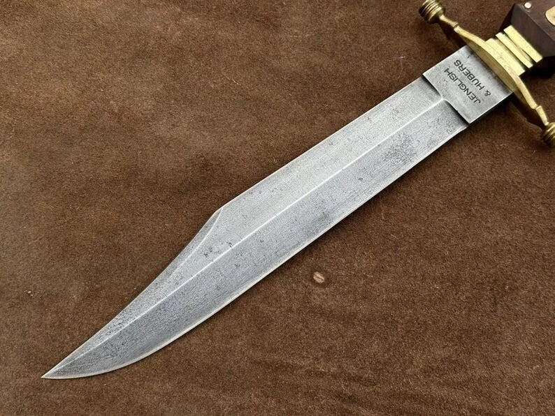 Cuchillo de caza Bowie de colección J. English & Hubers histórico réplica cuchillo Foto 2 de 4