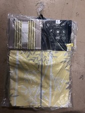 Lush Decor Blackout Insulated Window Curtain Yellow Panel Pair 38"W x84 H