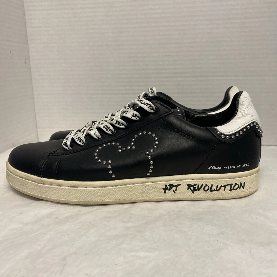 Disney/MOA Master of Arts Tenis Mickey Mouse Cuero Negro Talla 9 UK6.5 EU40 Foto 2 de 4