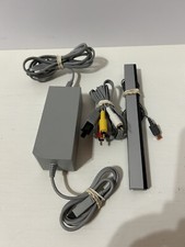 Official OEM Nintendo Wii Power Supply Ac Adapter  Wired Sensor Bar AV Cables
