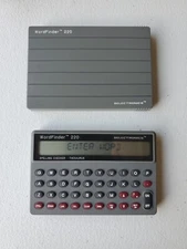 WordFinder HH220 Electronic Spelling Dictionary Thesaurus Vintage Works