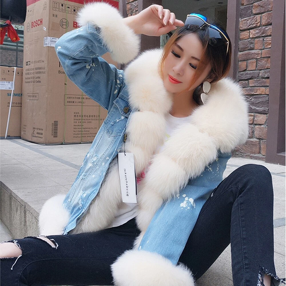 Cotton fluffy jacket sale